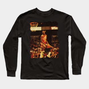 Dominique Wilkins Also Known As in The 1988 NBA Slam Dunk Contest Long Sleeve T-Shirt